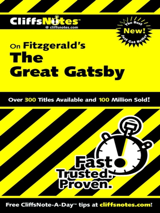 Title details for CliffsNotes on Fitzgerald's The Great Gatsby by Kate Maurer - Available